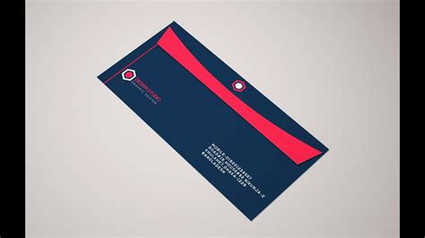 how to make envelope | create a professional envelope template in adobe | Business envelopes